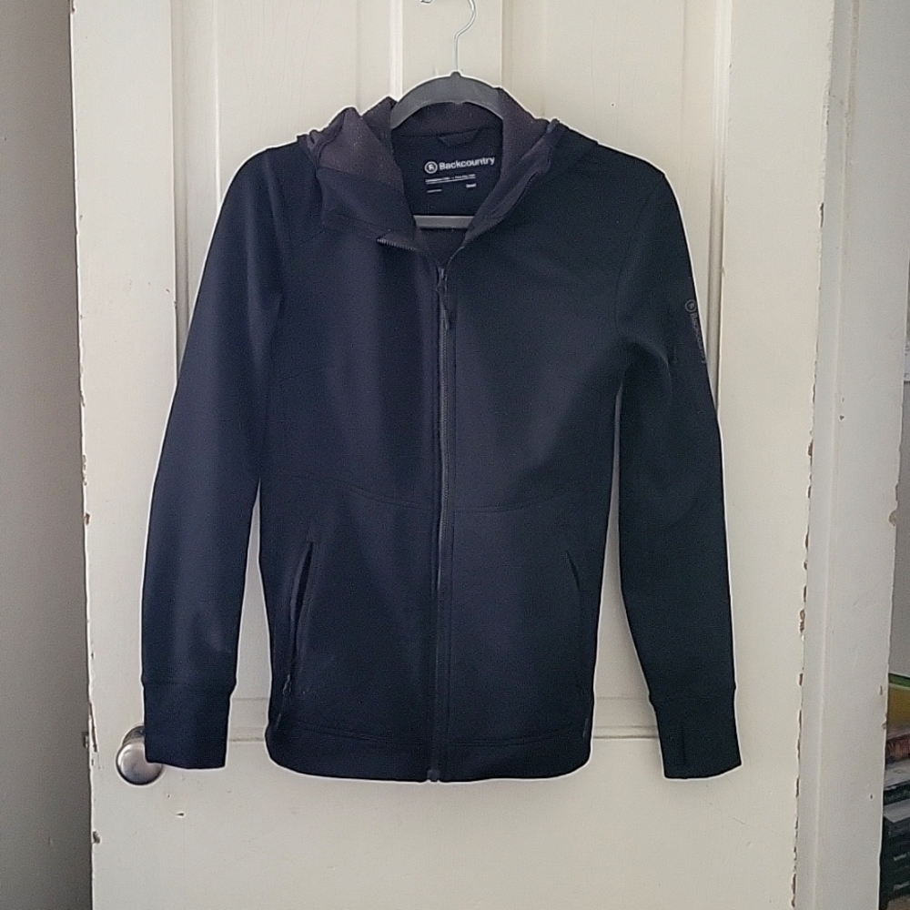 Backcountry Zip Up Softshell Jacket with Microfleece